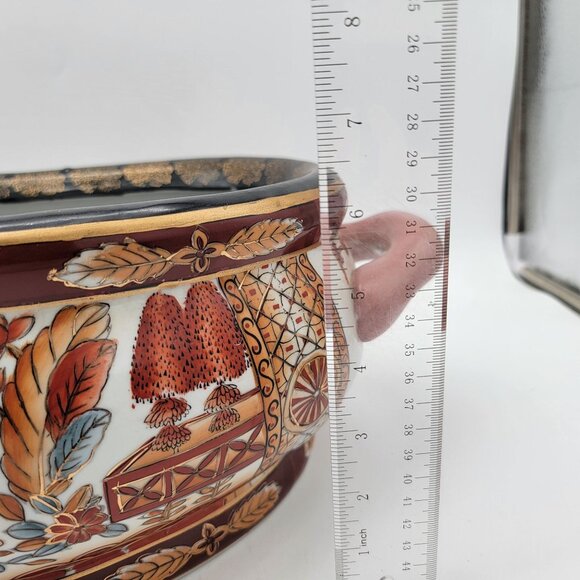 Large Chinese Foot Bath Planter with Goldfish - Picture 8 of 8